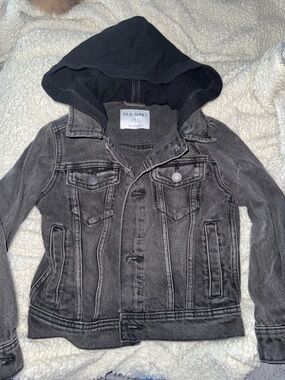 KIDS Hooded Jean Jacket